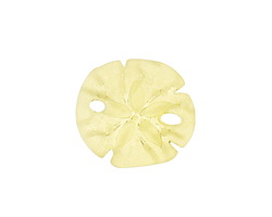 Lemon Beach-Style Glass Sand Dollar 20mm