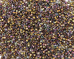 Miyuki Delica Metallic Smoky Gold Iris (DB0023) 11/0 Seed Bead