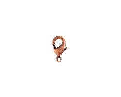 Antique Copper (plated) Lobster Clasp 9x5mm