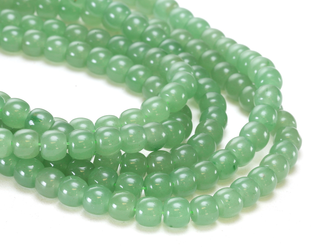Green Aventurine Barrel 7x8mm