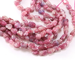 Pink Tourmaline Pebble 5-7x4-6mm