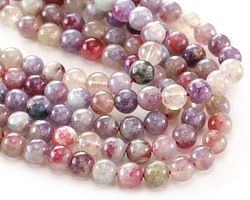 Pink Purple Tourmaline Quartz (A) 6mm Round