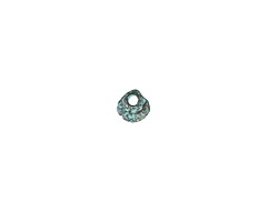 Mykonos Copper (plated) Patina Tiny Scallop Charm 6mm