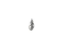 Mykonos Antique Silver (plated) Mini Cerith Shell 4x10mm