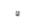 Mykonos Metalized Ceramic Antique Silver Rondelle 6x7mm