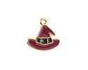 Enamel Witch's Hat Focal 17x17mm