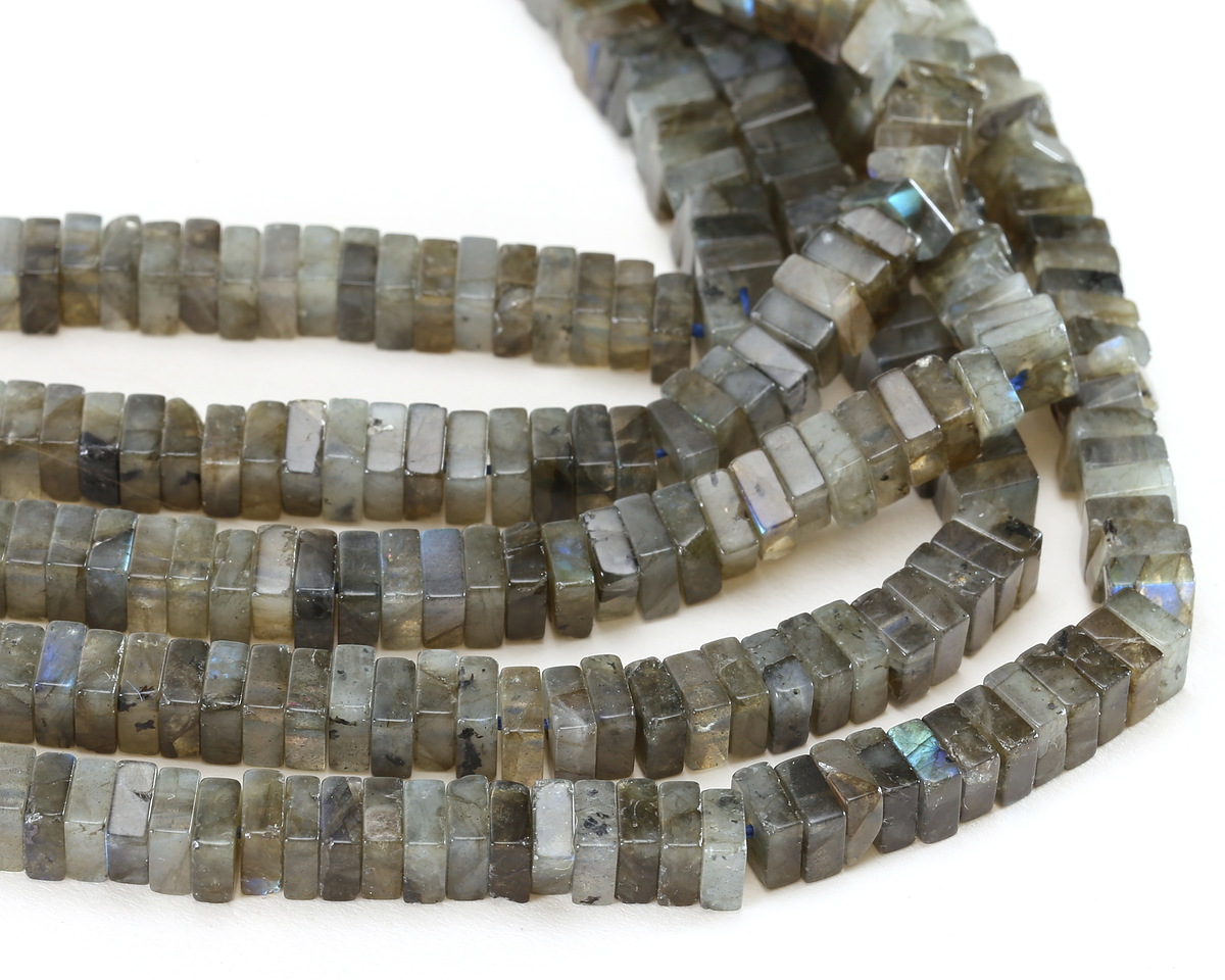 Labradorite Squaredelle 3x6mm