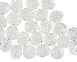 Czech Glass Crystal Fire Polished Round 8mm