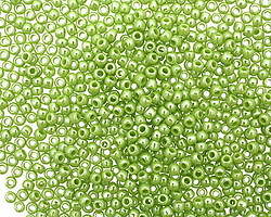 TOHO Opaque Lustered Sour Apple Round 11/0 Seed Bead