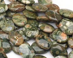 Rhyolite Flat Oval 20x15mm
