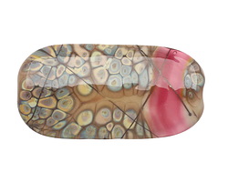 A Beaded Gift Girls Night Out Sage Glass Focal 36-40x20mm