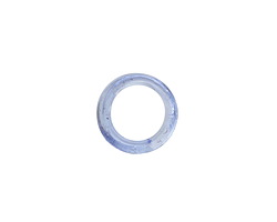 African Recycled Glass Light Sapphire Dogon Mini Ring 10-14mm