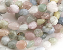 Multi Beryl Pebble 6-10x6-8mm