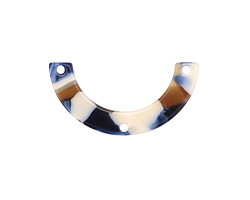 Zola Elements Twilight Acetate U-Shape Y-Connector 30x15mm