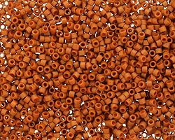 Miyuki Delica Dyed Semi Frosted Opaque Sienna (DB0794) 11/0 Seed Bead