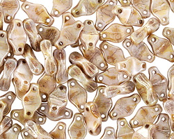 TOHO Cradle Bead Opaque Green Ultra Luster Vertical 2-Hole 6x10mm