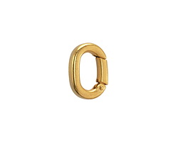 Vintaj 10K Gold (plated) Oval Clasp 14x10mm