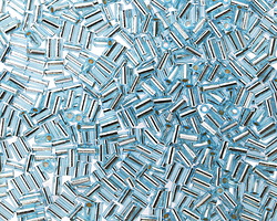 Miyuki Silver Lined Aqua Bugle Bead 3mm