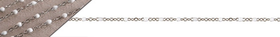 Stainless Steel White Small Cable Chain