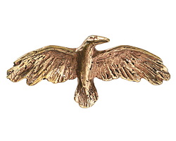 Green Girl Bronze Large Raven 80x38mm