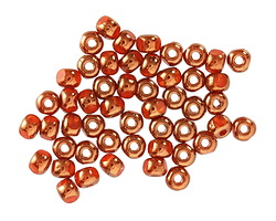 Czech Glass Bronzed Burnt Umber Trica Beads 3x4mm