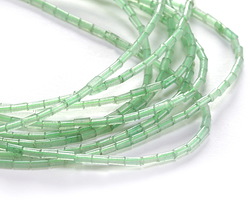 Green Aventurine Tiny Tube 4x2mm