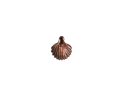 Mykonos Antique Copper (plated) Shell Drop 8x9mm