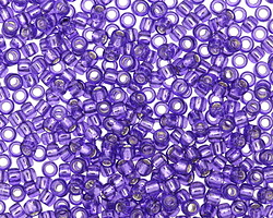 TOHO Purple (with Silver Lining) Round 8/0 Seed Bead