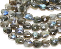 Labradorite Microfaceted Heart 13-14mm