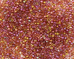 Miyuki Delica Dark Topaz Rainbow Gold Luster (DB0103) 11/0 Seed Bead
