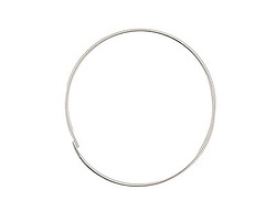 Sterling Silver Hoop Earwire 1" (25.4mm)
