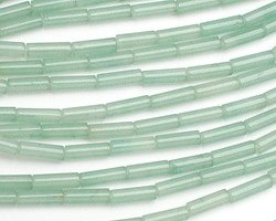 Green Aventurine Tube 13x4mm