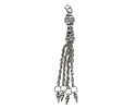 Zola Elements Antique Silver (plated) Spike Chain Tassel 7x73mm