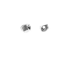 Nunn Design Sterling Silver (plated) Small Organic Nugget (large hole) 4-5x7-8mm