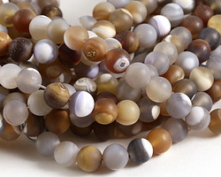 Blaze Agate (matte) Round 8mm