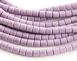 Lavender Agate Tube 4x4mm