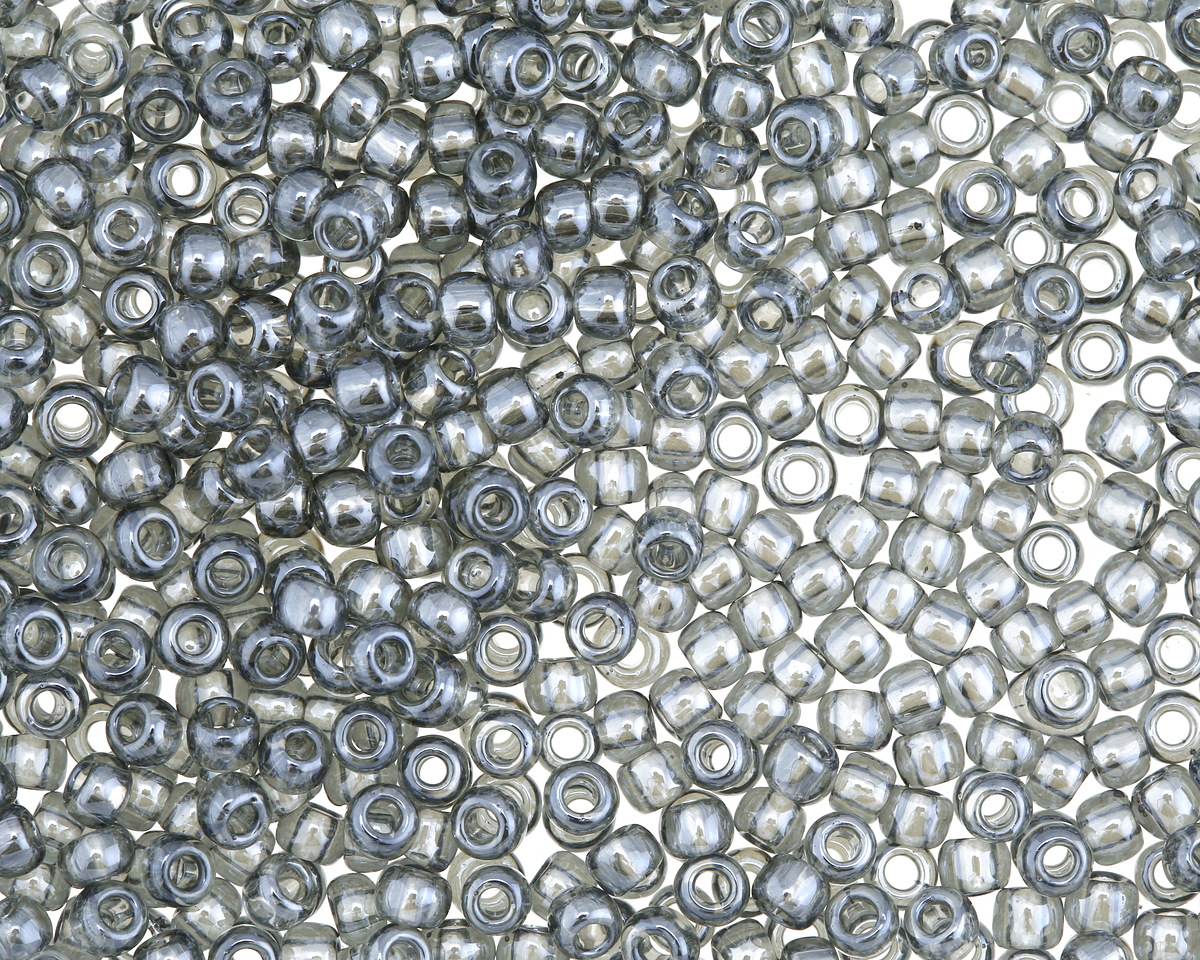 TOHO Transparent Gray Luster Round 8/0 Seed Bead