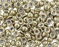 ColorTrends: Sueded Gold Cloud Dream Teacup 2x4mm Seed Bead