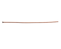 Antique Copper (plated) Head Pin 3", 21 gauge (100 pieces)
