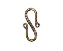 Mykonos Antique Brass (plated) Pebbles S-Hook 24x12.5mm