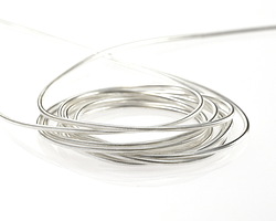 Beadalon Silver (plated) French Wire, 0.80mm, 1m/3.28ft