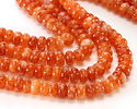 Orange Agate Rondelle 5x8mm