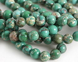Emerald Impression Jasper Round 8mm