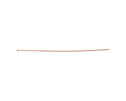 Rose Gold-Filled Headpin 2", 24 gauge