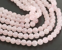 Rose Quartz Round 6mm Beads