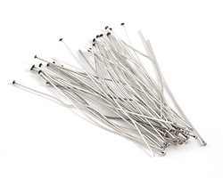 Antique Silver (plated) Headpin 2", 26 gauge