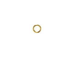 Gold (plated) Jump Ring 5mm, 20 gauge