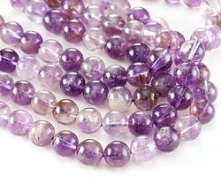 Purple Phantom Quartz (B) Round 10mm
