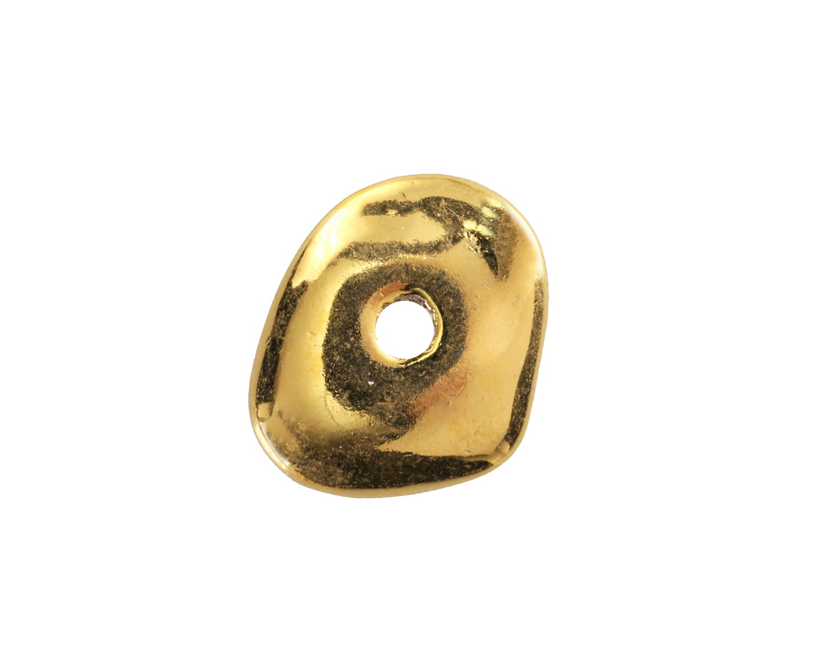 Mykonos Metalized Ceramic Gold Washer 16-19mm