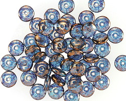 Czech Glass Bronzed Capri Spacer 2x6mm